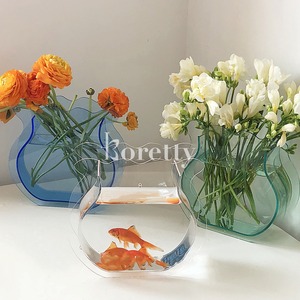【VASE】アクアリウム形アクリルベース　全3色