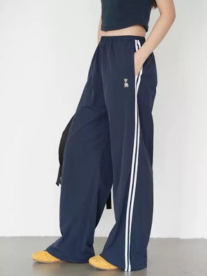 Side Stripe Wide Track Pants    KRE2470
