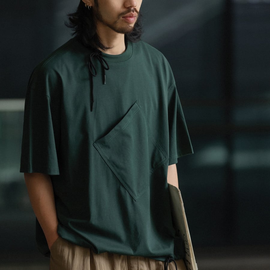 コードデザイン 1POC ワイドシルエットTシャツ a-0909