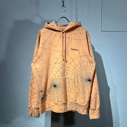 16AW Supreme "Spide Web" Sweat Hoodie