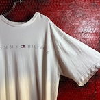 90s〜00s USA製TOMMY HILFIGER ロゴTシャツ 白 ボックスシルエット