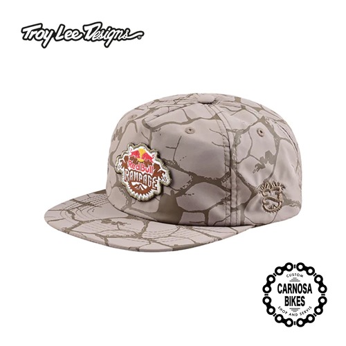 【Troy Lee Designs】UNSTRUCTURED STRAPBACK HAT [アンストラクチャード ストラップバック ハット] Red Bull Rampage Scorched Earth