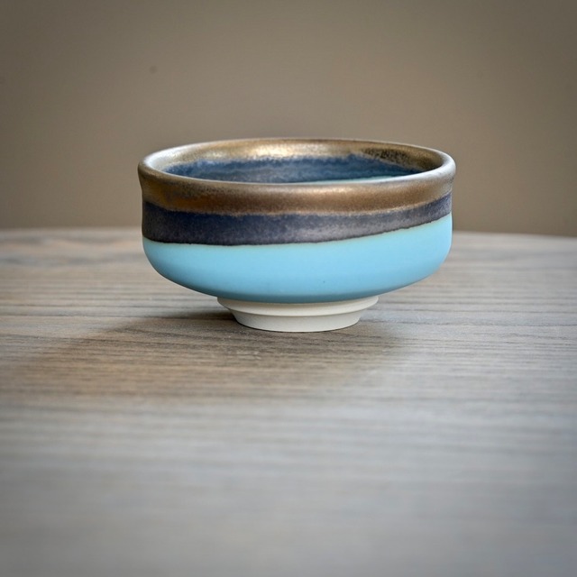 imi ceramics ［午後2時17分の空色 / Sky Blue at 02:17 p.m ］COLOUR CLOCK SAKE CUP / 2104600000021