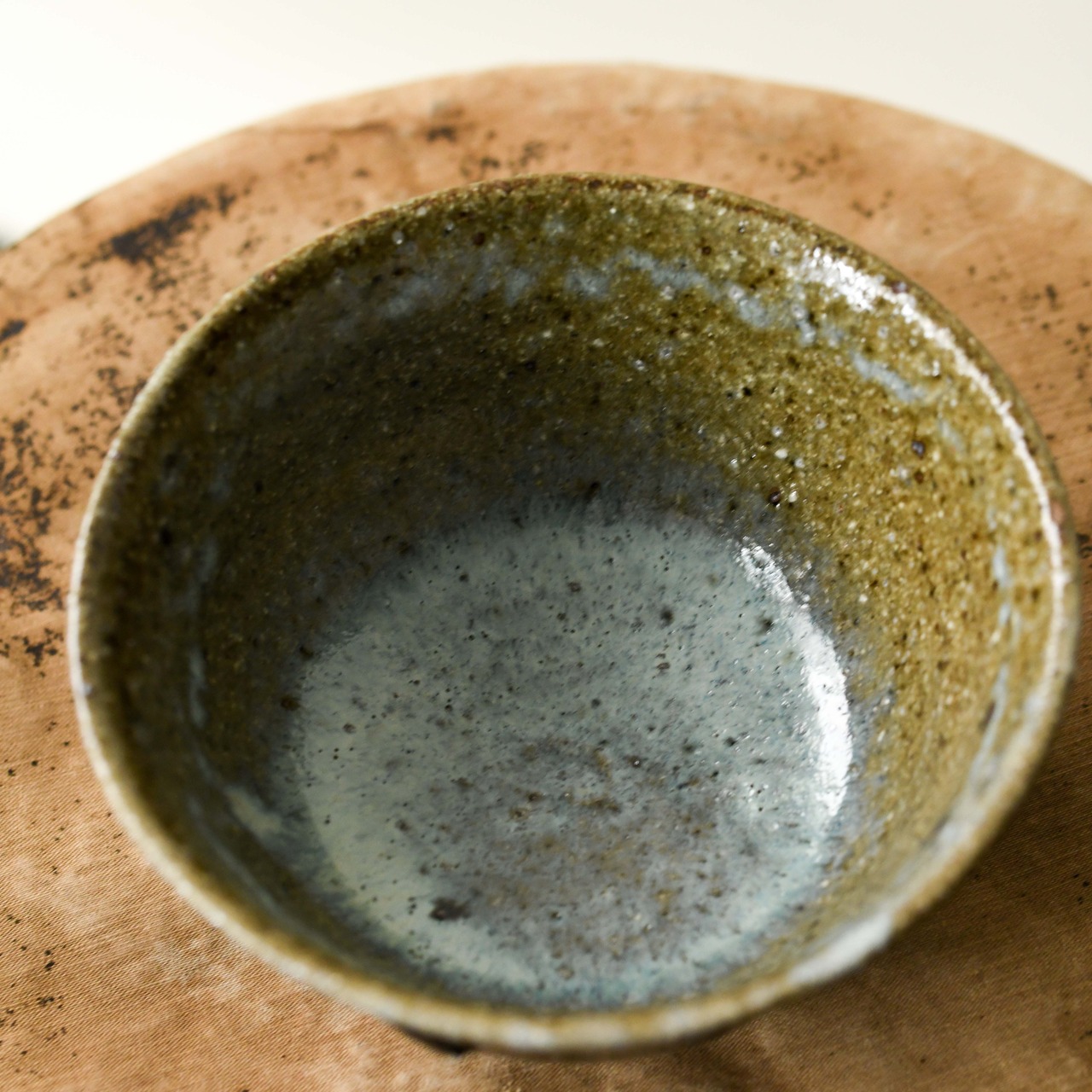 倉敷青木窯　5寸丼鉢　黒