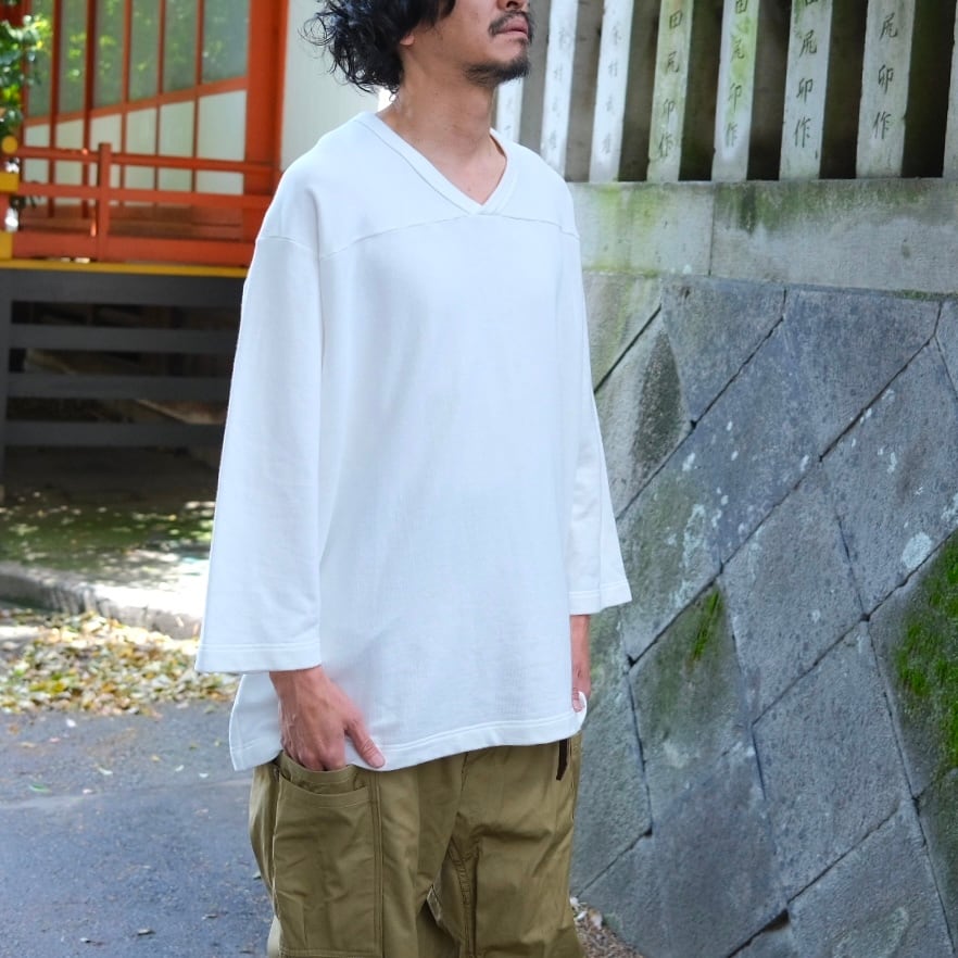 Sans limite(サンリミット) / 裏毛foot T VⅡ-white-(W2402032) | Signs