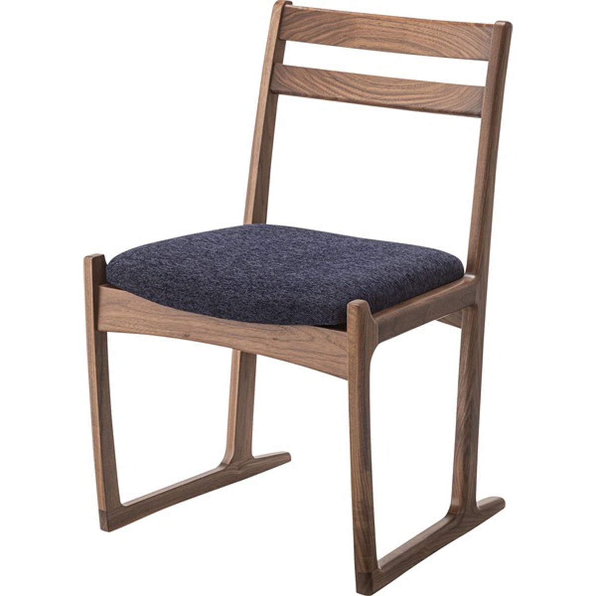 チェア 天然木 ウォルナット ウレタン塗装 ポリエステル