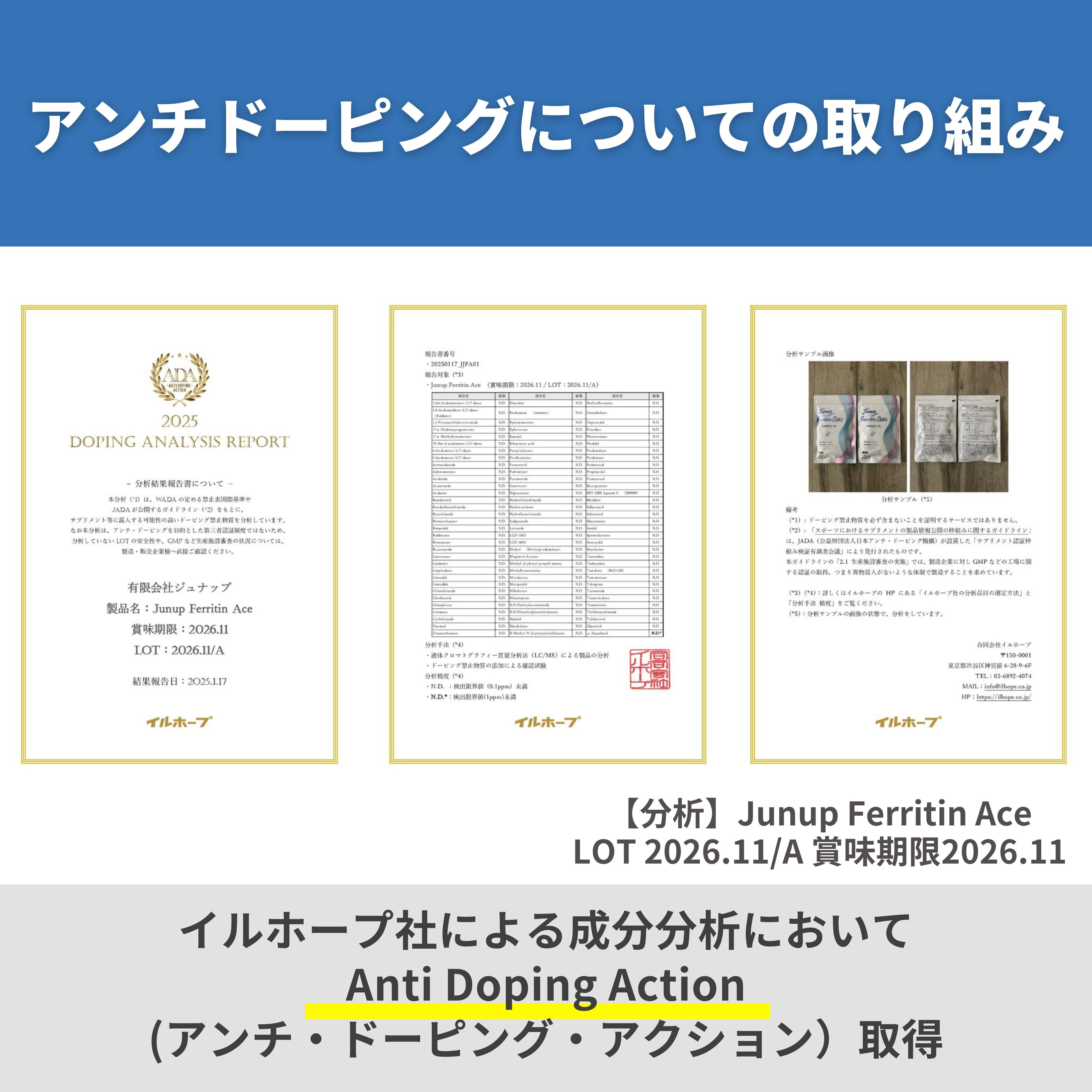 Junup Ferritin Ace（2袋入り） | Junup Ferritin
