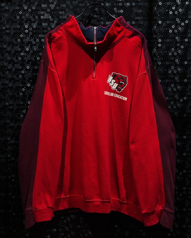 【ÆIEM】再倖築 “Double Front Reversible” Half-Zip Sweat