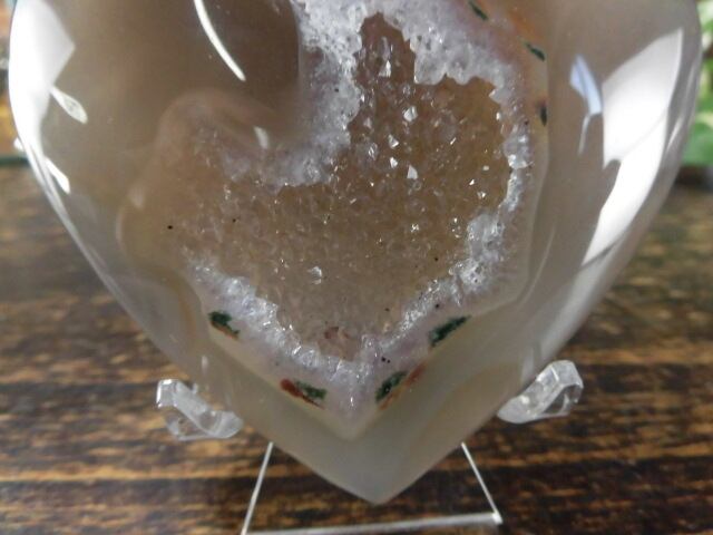 【瑪瑙カービング】　ハート瑪瑙　no.2