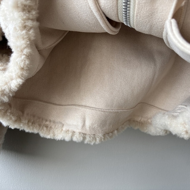 stand collar fur jacket 10887