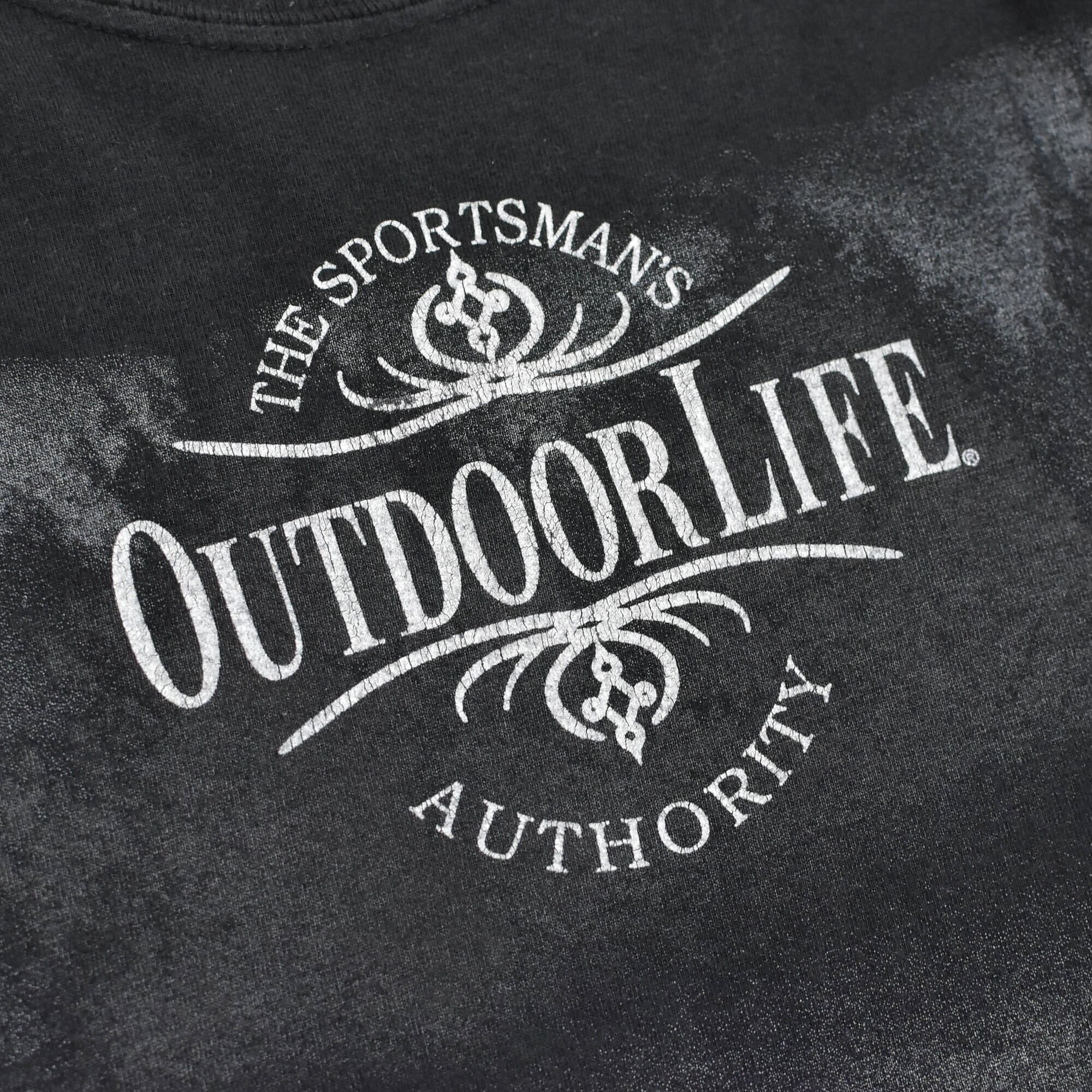 90s OUTDOOR LIFE Tシャツ アウトドア ライフ 釣り キャンプ