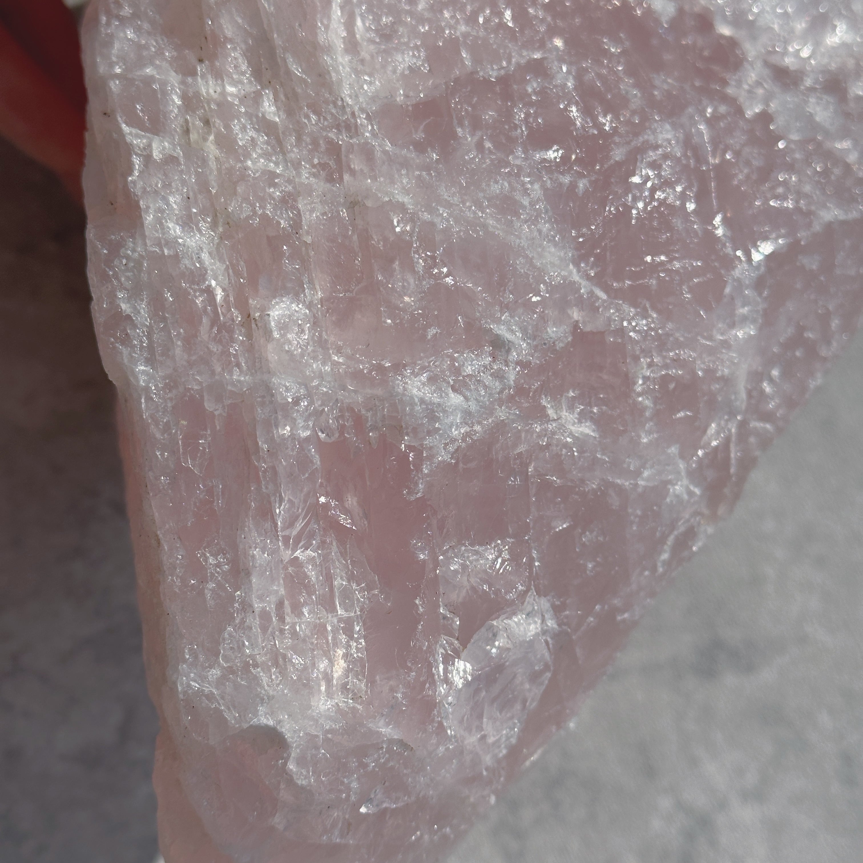 ローズクォーツキャンドルホルダー42◇Rose Quartz candle holder