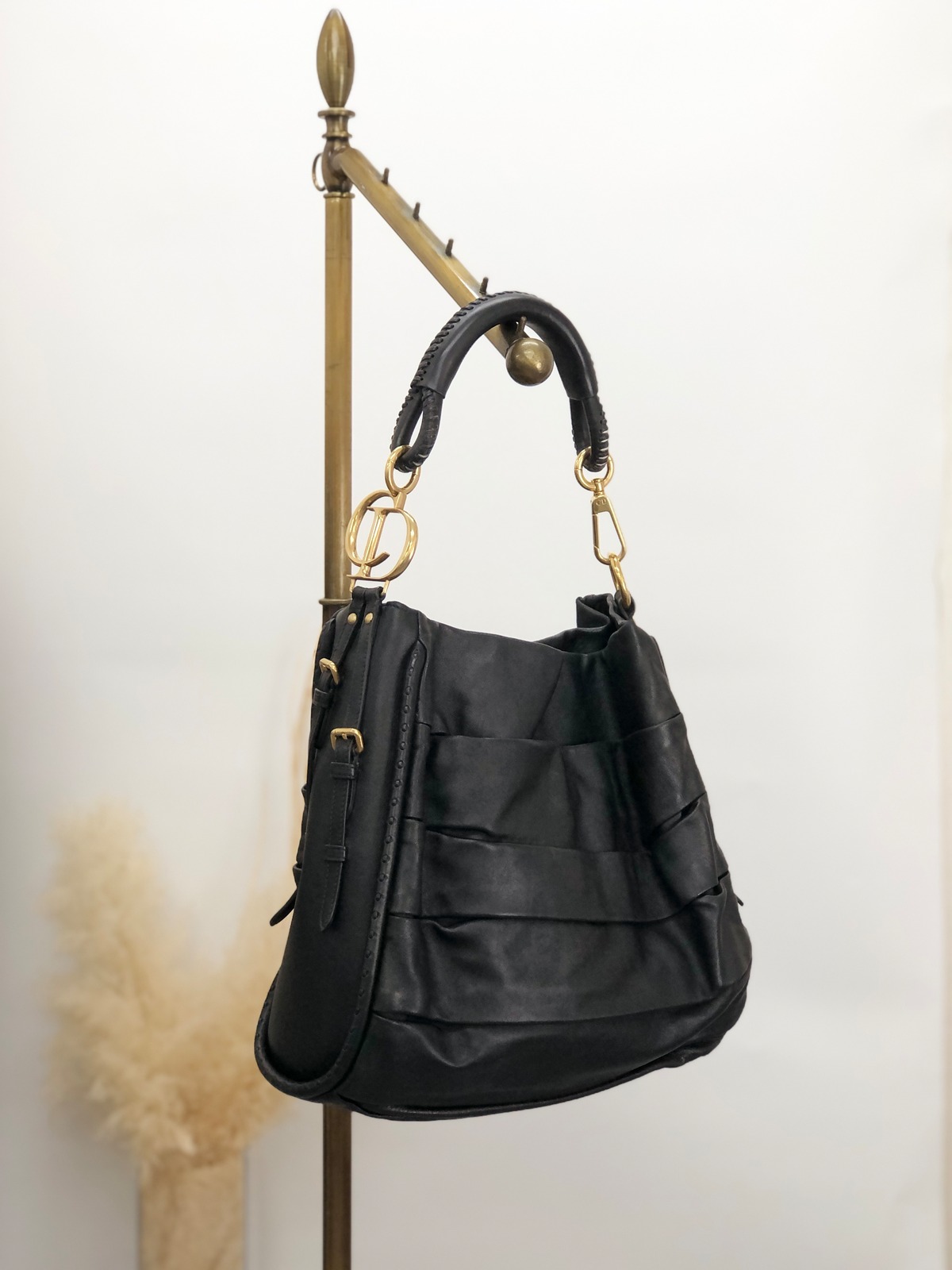 Christian Dior クリスチャン ディオール ショルダーバッグ ブラック 