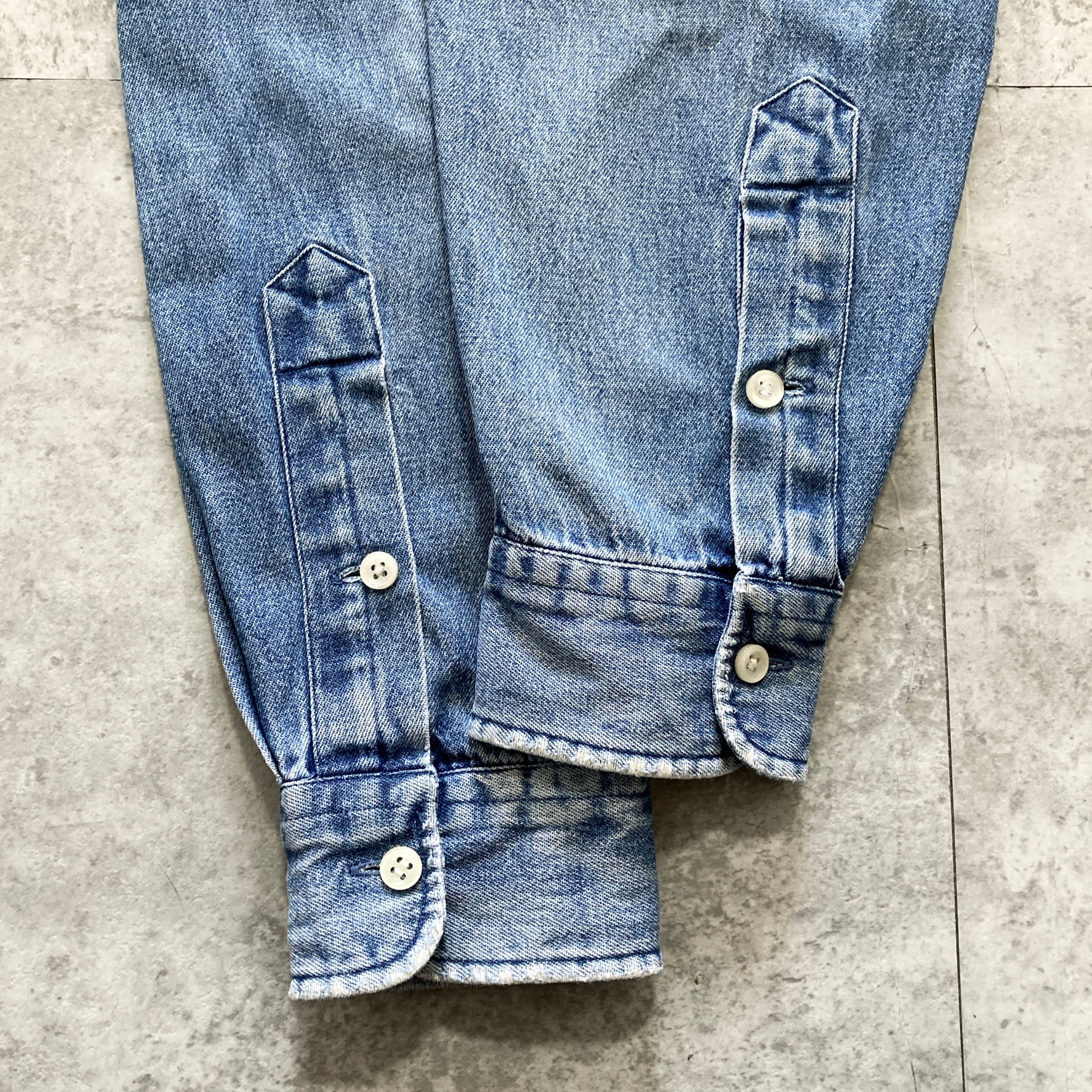 Size.M】RALPH LAUREN ラルフローレン ワンポイント ロゴ刺繍 デニム