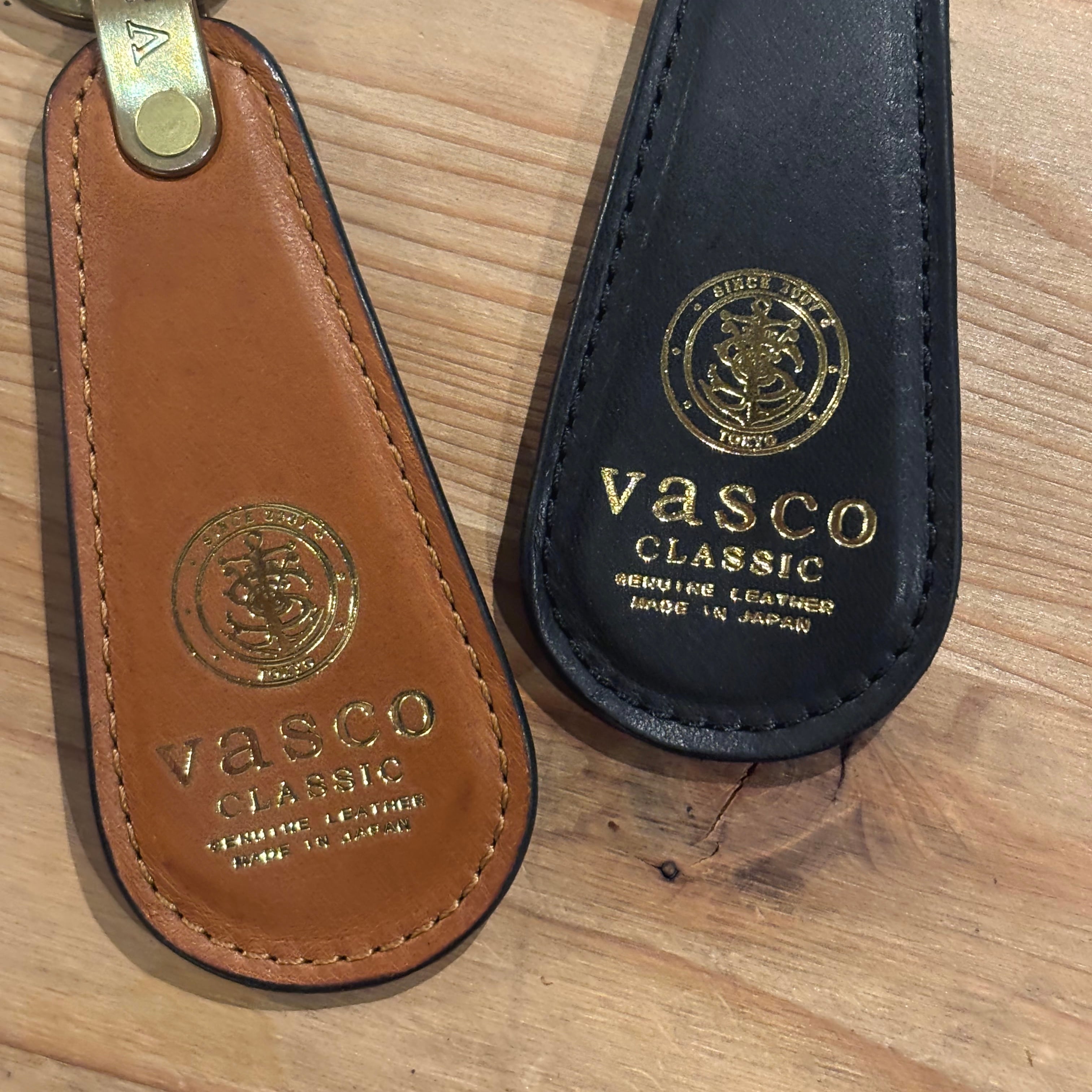 VASCO / LEATHER VOYAGE SHOE HORN - Nero Meal ヴァスコ レザー 靴
