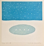 山中現 「四つの星」 Yamanaka Gen/ woodblock print/sheet thumbnail 1