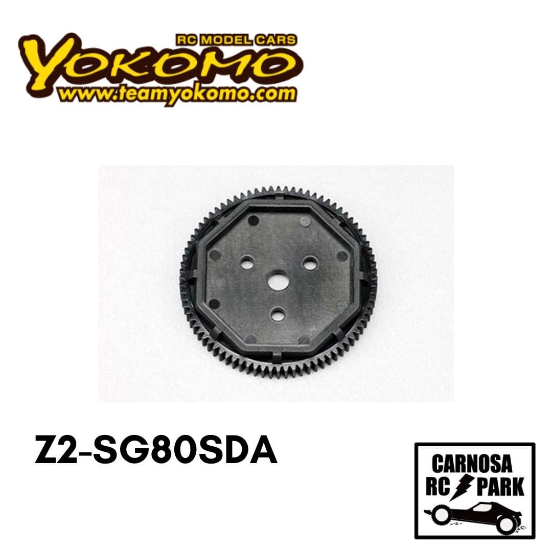 YOKOMO ヨコモ】YZ-2用 80T 3個穴仕様 スパーギヤ(スリッパー