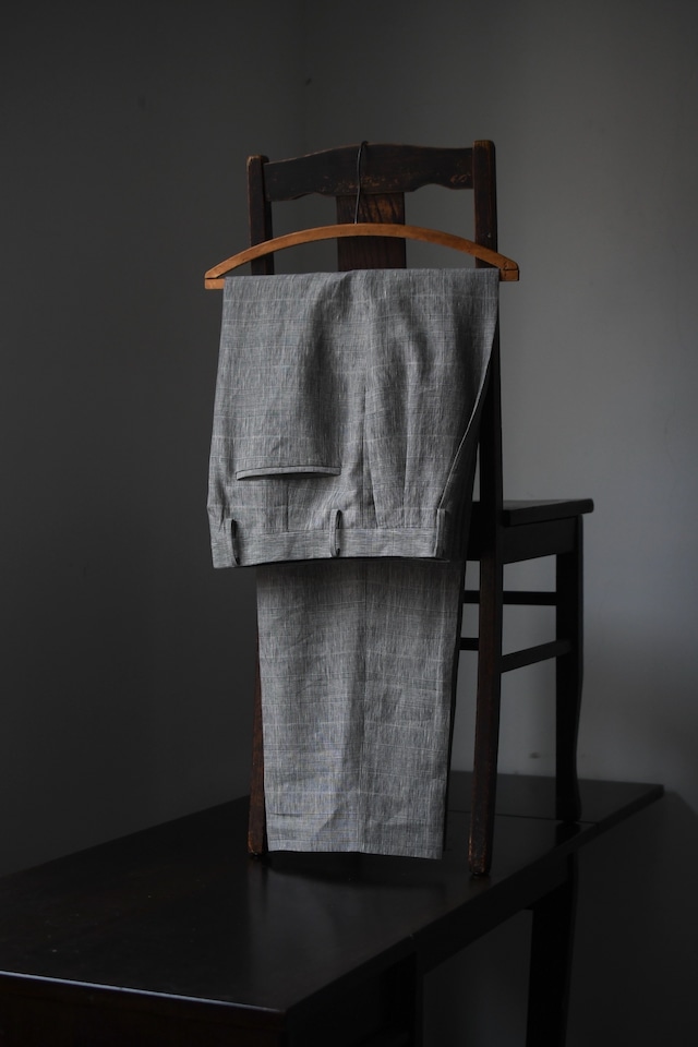 KAPTAIN SUNSHINE / Shoecut Slacks (Glen Plaid)