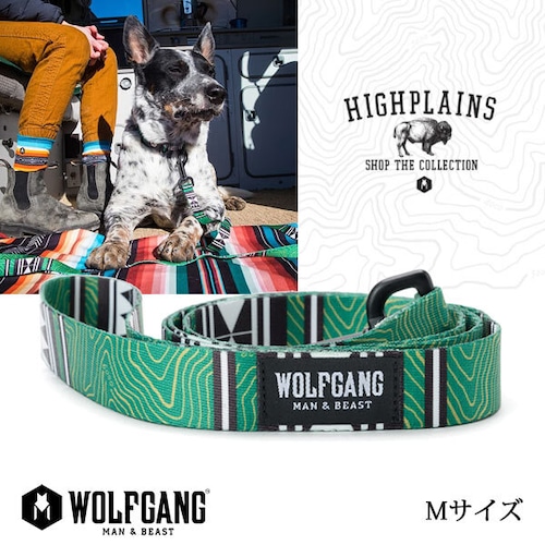 HighPlains LEASH Mサイズ リード WOLFGANG ウルフギャング アメリカ 中型犬 大型犬