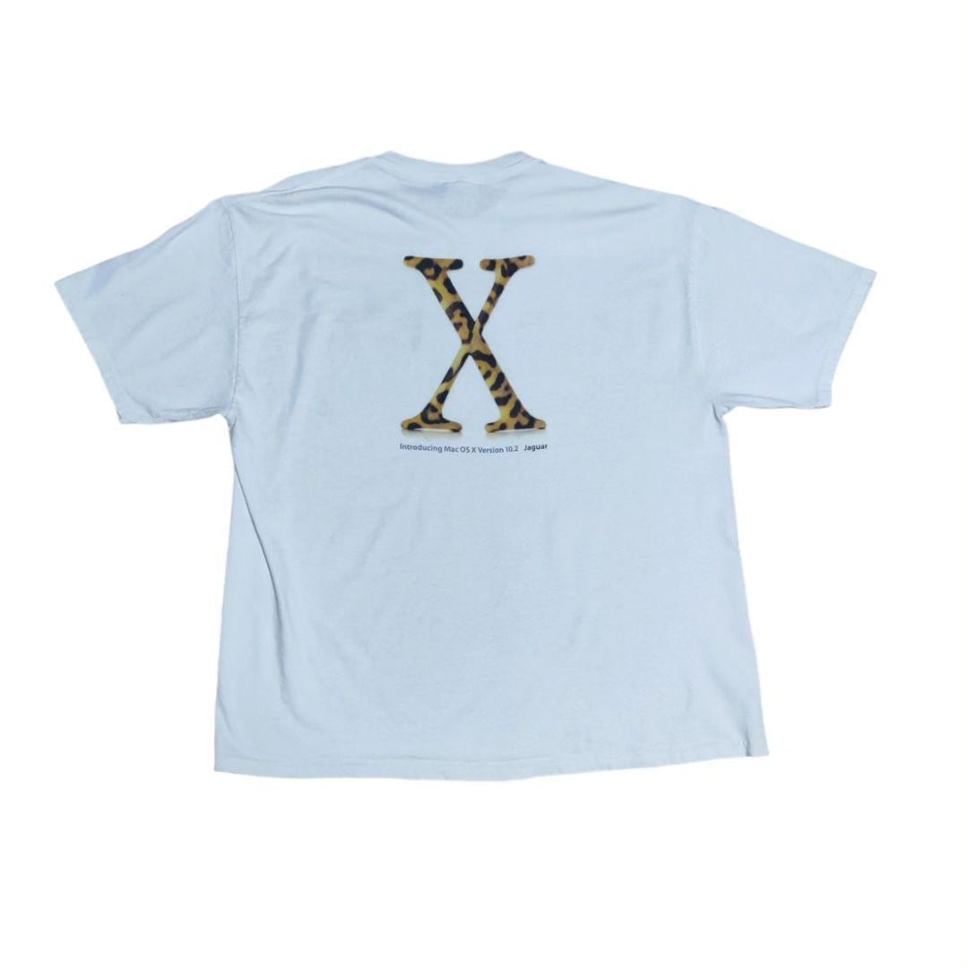Apple ジャガーX Tシャツ hanes XL ホワイト