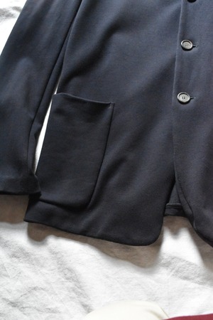 "JIL SANDER" by Raf Simons Navy rayon jacket