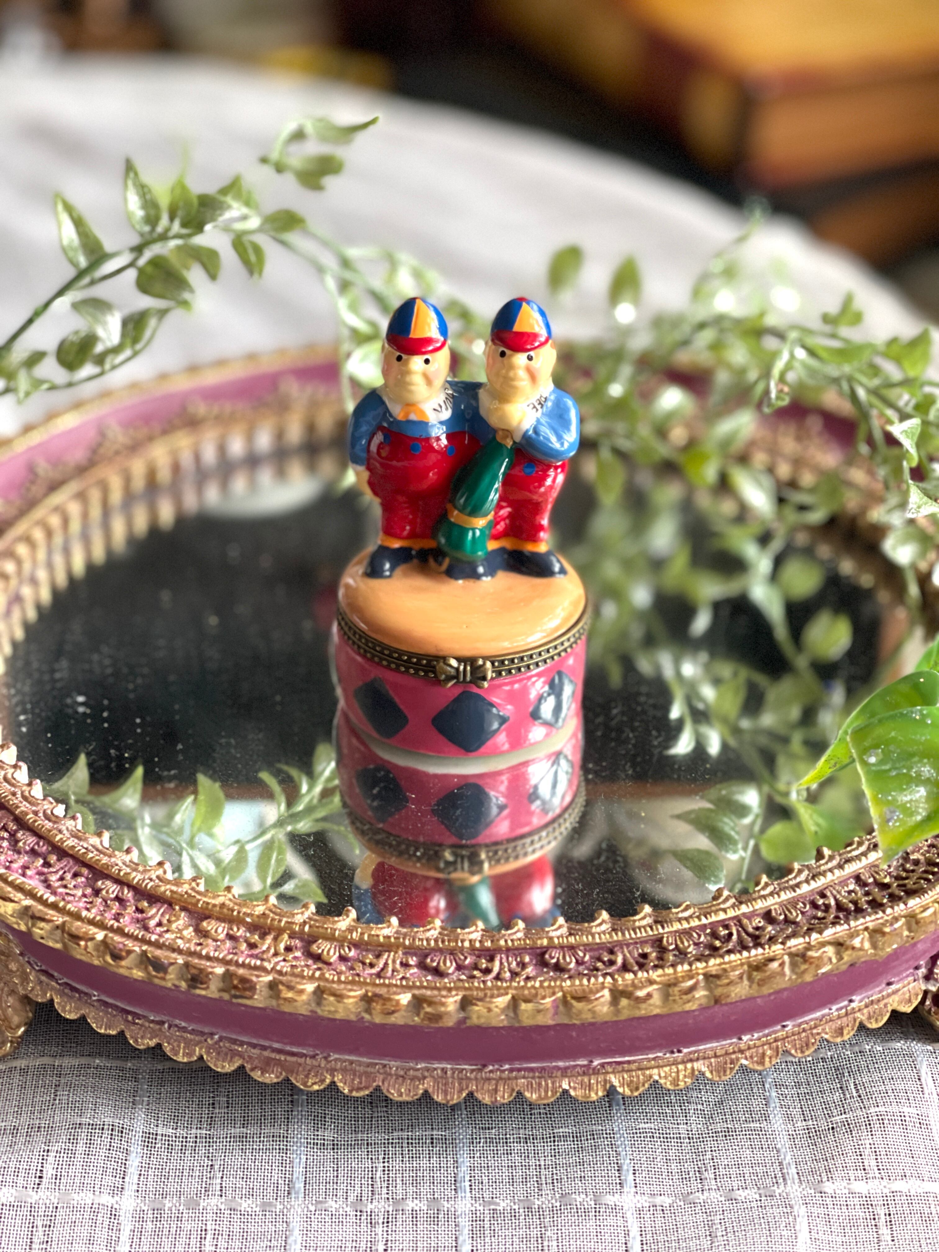 ◆ディー&ダム◆小物入れ◆ トリンケットBOX◆◆アリス◆ 不思議の国のアリス◆◆◆