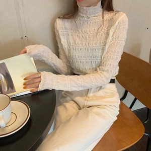 【MumuIns 】 春新作ホワイトデザインアップおしゃれシャツ　A0571