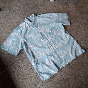 90's~ reyn spooner ボタンダウン ハワイアンシャツ used [206130]