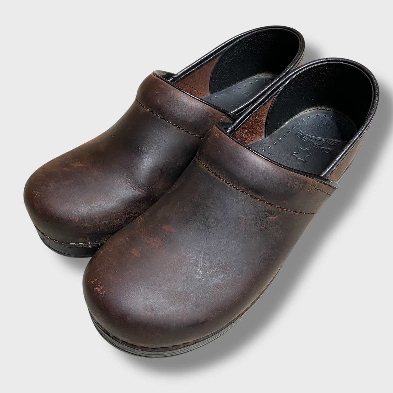 dansko ダンスコ プロフェッショナル クロッグサンダル 茶 26cm
