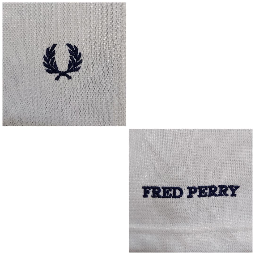 フレッドペリー FREDPERRY パンツ ロゴ ライン 白 防寒