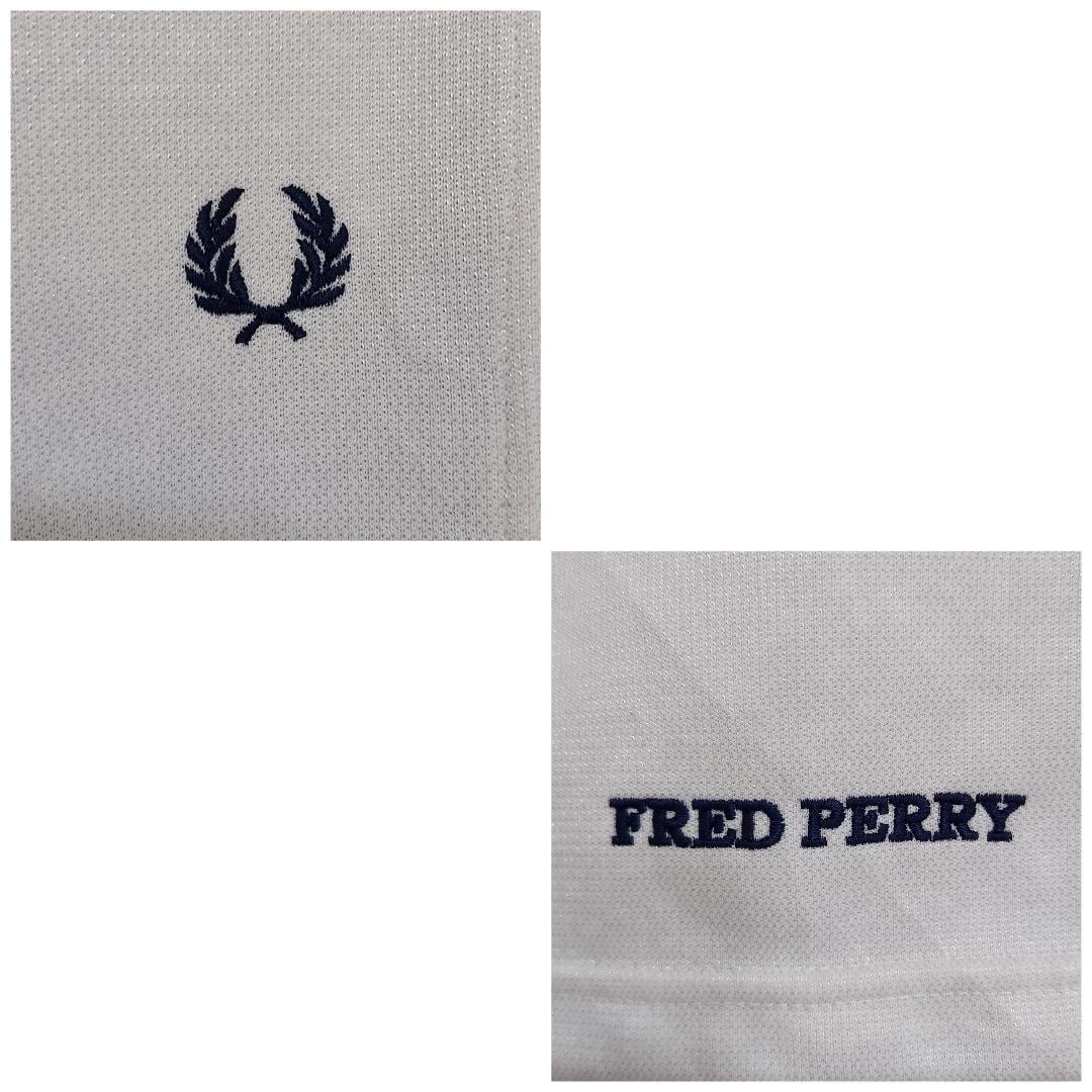 フレッドペリー FREDPERRY パンツ ロゴ ライン 白 防寒