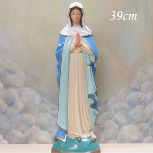 天の元后なる聖母像【39cm】室内用カラー仕上げ