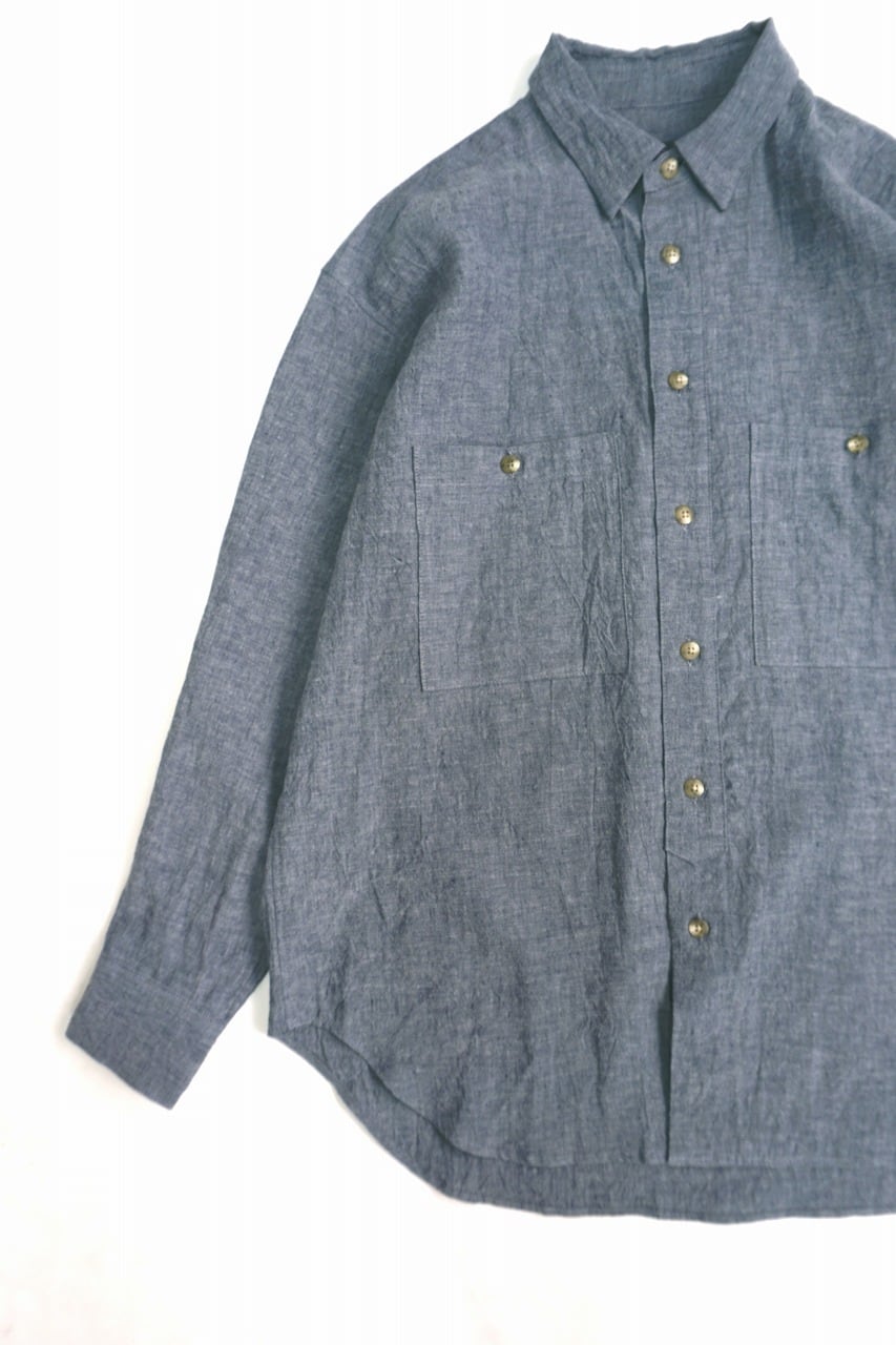 Linen Cotton Chambray B.D. Shirt