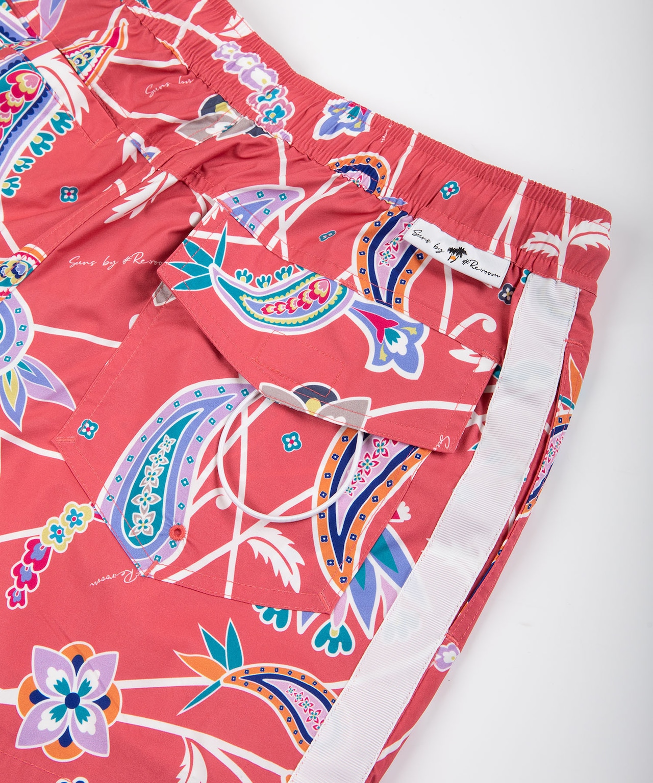 【SUNS】PAISLEY SIDE LINE BOARDSHORTS［RSW072］