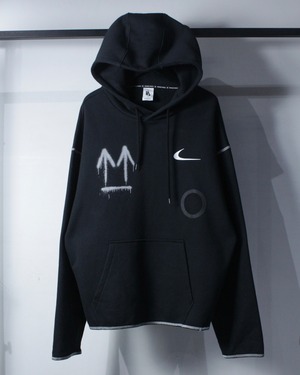 【Caka BLACK】”NIKE” × “OFF-WHITE” Spray Design NRG RU Hoodie