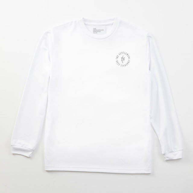TGFC Logo Long Sleeve Dry Tee Shirt - White