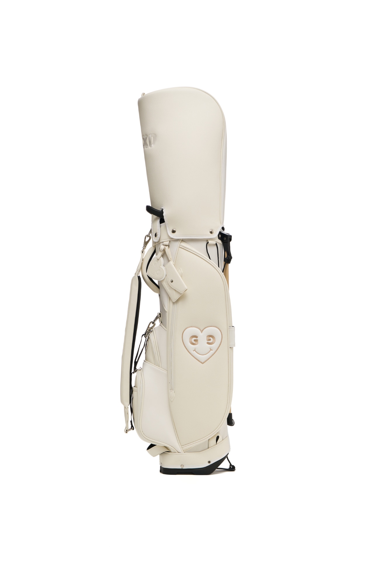 GOXO ゴーエックスオー スマイルハート軽量スタンドバック クリーム