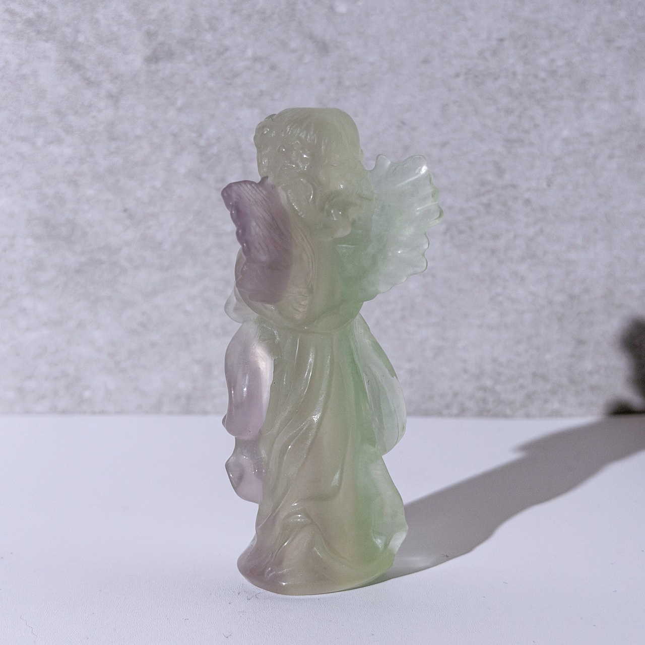 フローライト 天使 カービング * Fluorite * 天然石