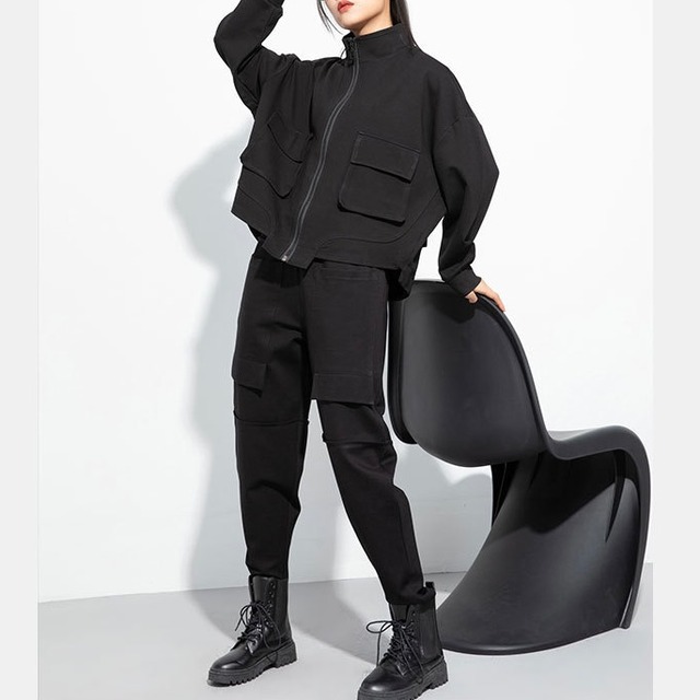 Standcollar handsome blouson C0030