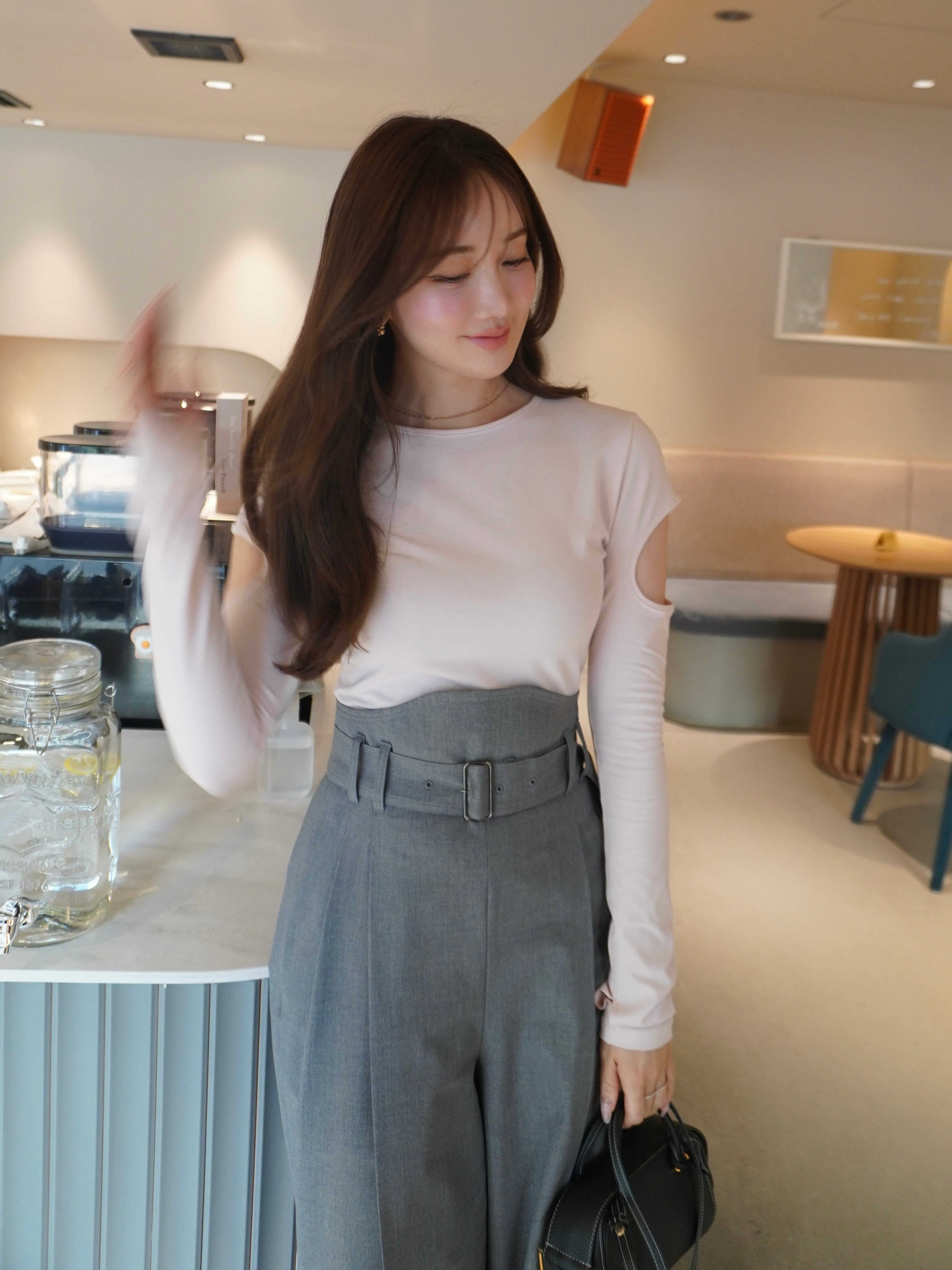 新品　heyon へヨン　cheese tops ピンク　チーズトップス HYEON (ヘヨン) official online store