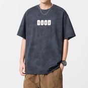 カジュアルフィット プリントTシャツ af0371