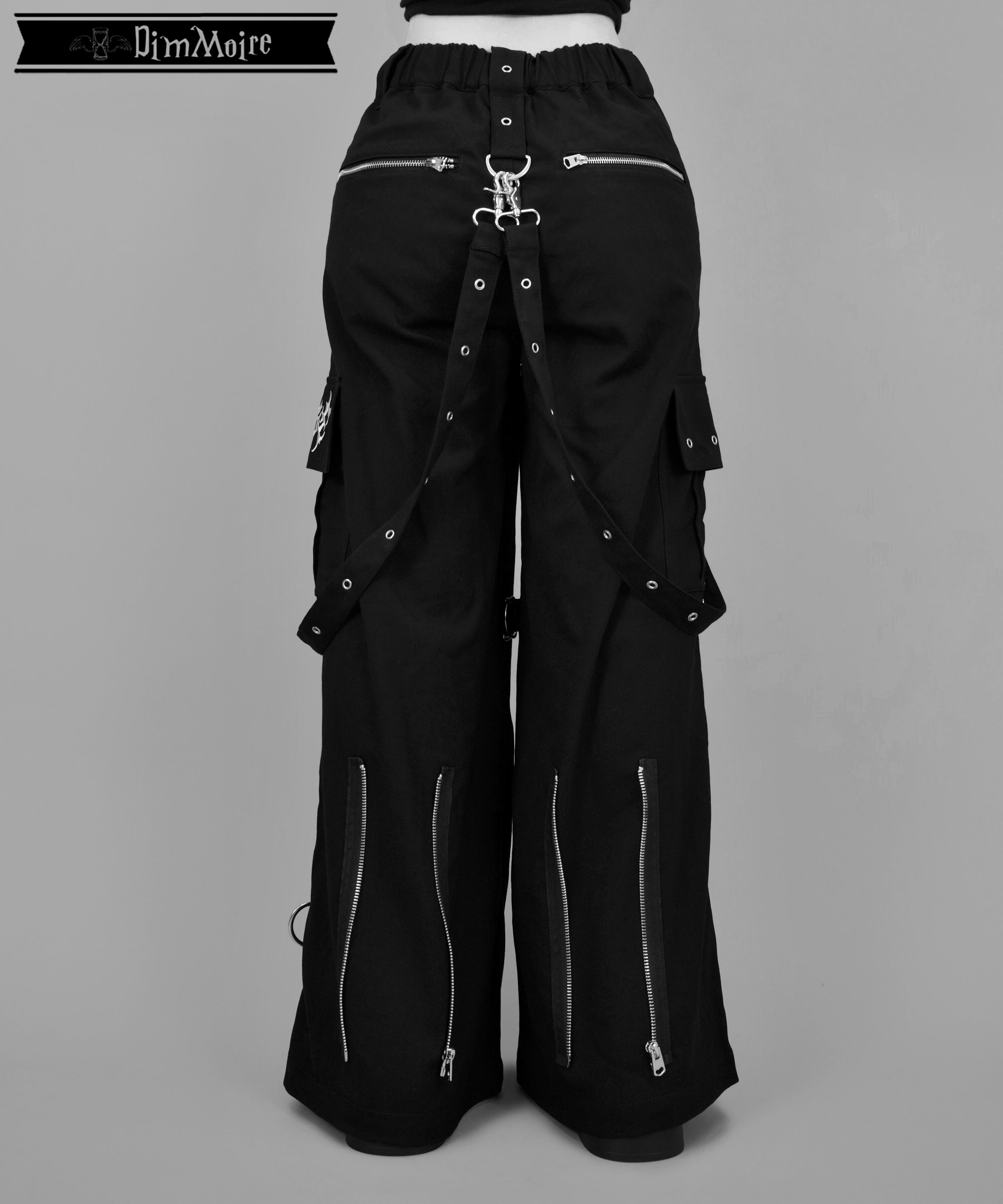 PUNKワイドパンツ【Black】 | DimMoire