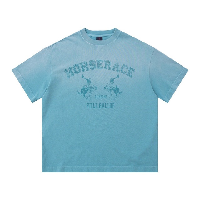 Chest logo vintage wash t shirt