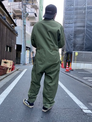 【US Army】Military coveralls カバーオール オールインワン つなぎ