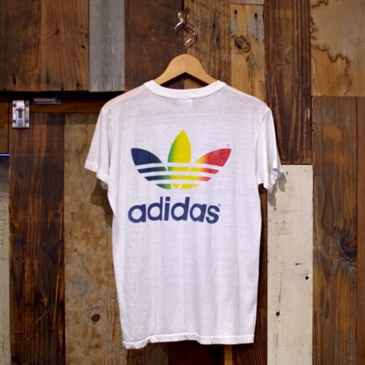 1980s ADIDAS Print T-shirt / Made in USA / 80年代 アディダス Tシャツ | 古着屋 仙台  biscco【古着 & Vintage 通販】
