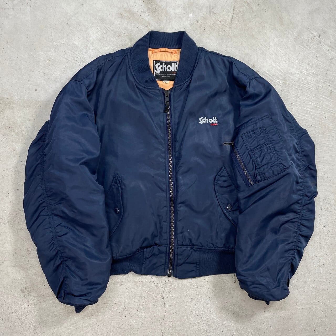 Schott ショット MA-1 ミリタリー フライトジャケット 民間品 メンズM 