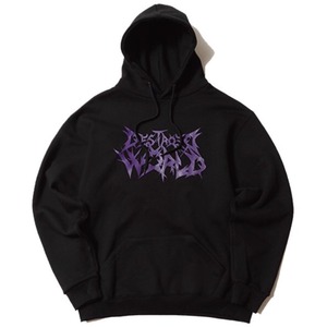 [SUIBOM] DESTROYED WORLD LOGO HOODY BLACK 正規品 韓国ブランド 韓国ファッション 韓国代行 パーカー