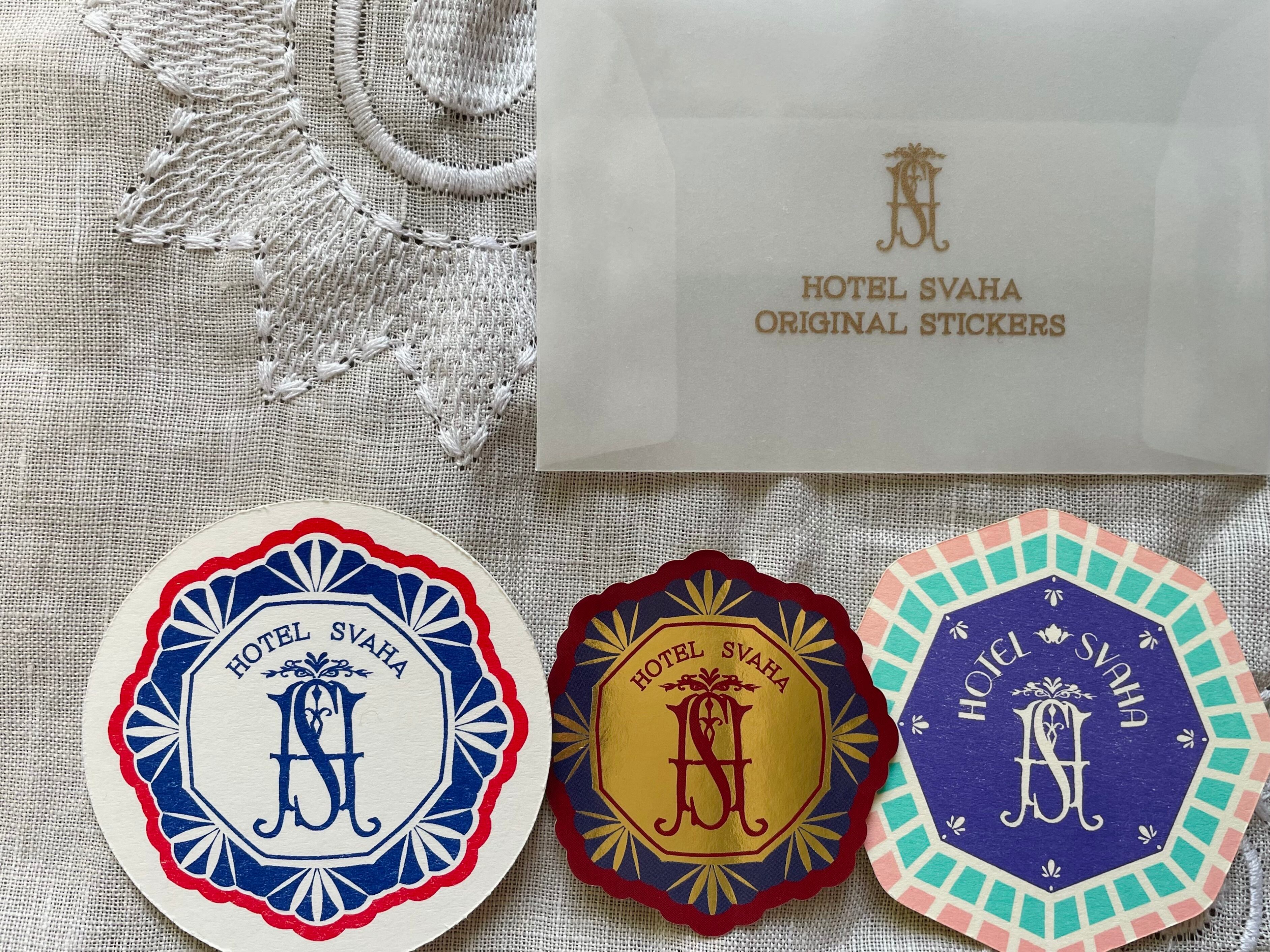 HOTEL SVAHA ORIGINAL LOGO STICKERS