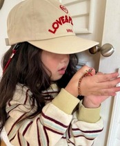 韓国子供服 / 26Autumn / MINIMAL / イブバイカラーストライプTシャツ/ 秋服 *S~JM*