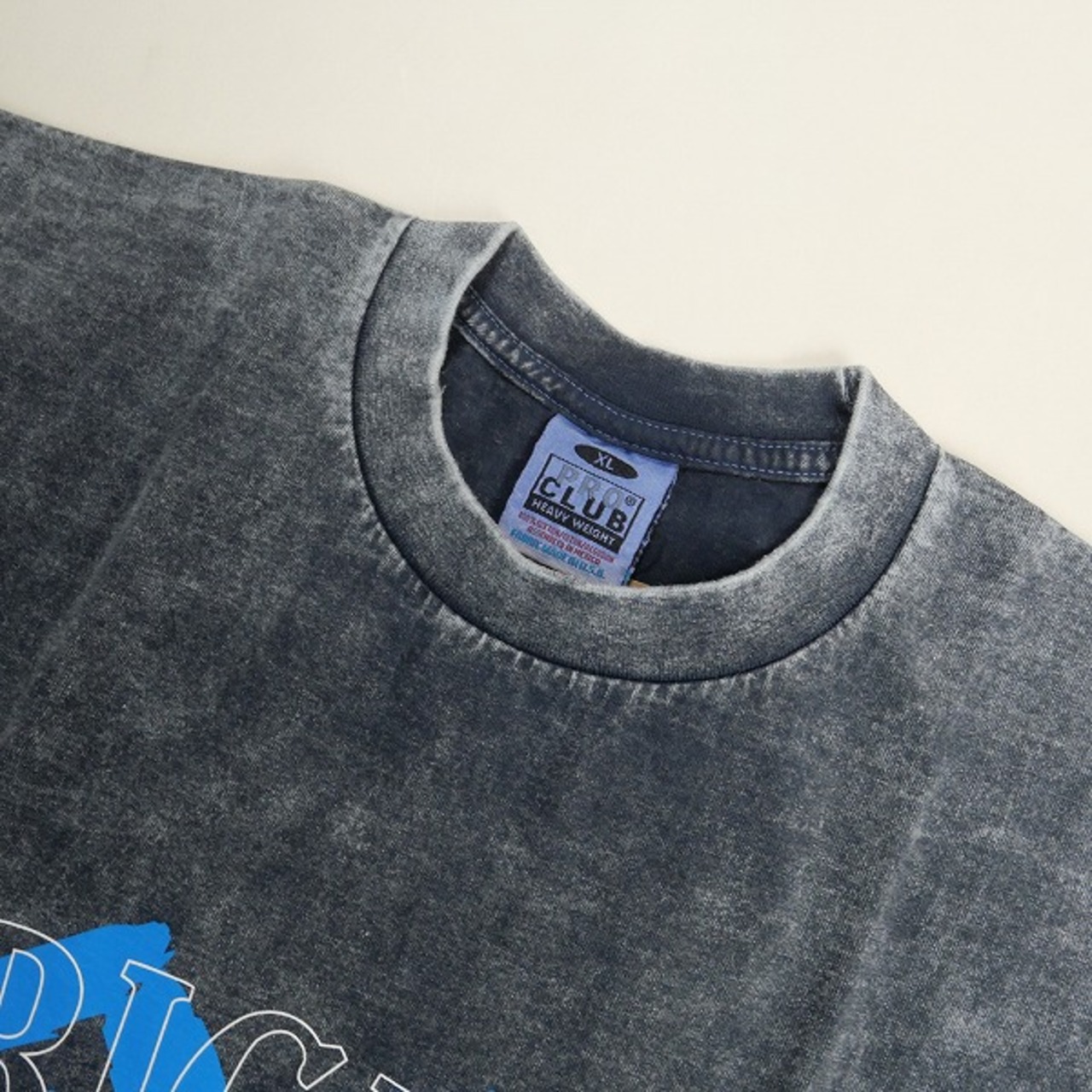 Size【XL】 TENDERLOIN テンダーロイン TEE ACID WASH XXX NAVY T 